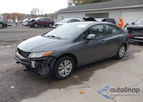 2012 Honda Civic Lx z USA, uszkodzony, nr VIN 19XFB2F58CE024867